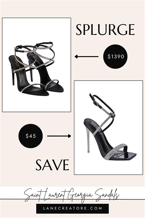 ysl sandals replica|ysl inspired heel dupe.